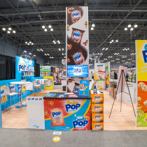 Cookie / Candy Pop trade show booth