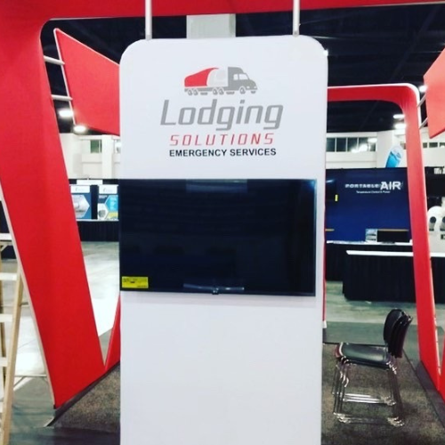 Lodging tradeshow booth